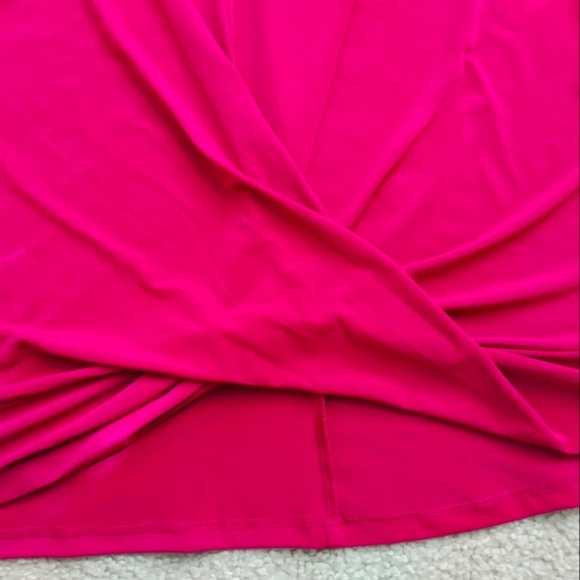 Lane Bryant Womens Plus Size Pink Sleeveless Twist Tank Top Size 22 24 - Picture 4 of 10